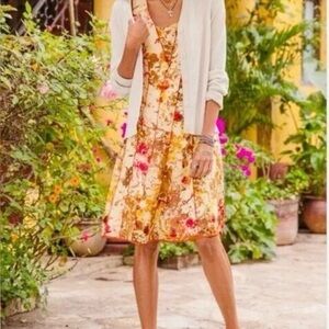Sundance Floral Silk Dress- like new!